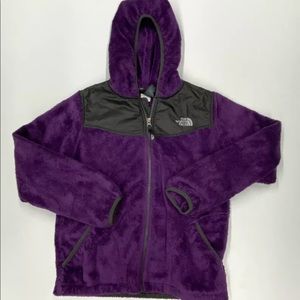The North Face Girls Purple Hooded Jacket